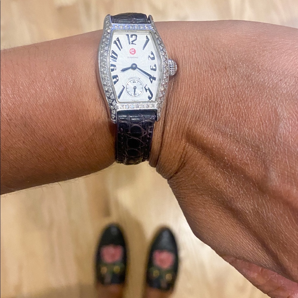 MICHELE Urban Coquette Diamond Watch with 2 bands